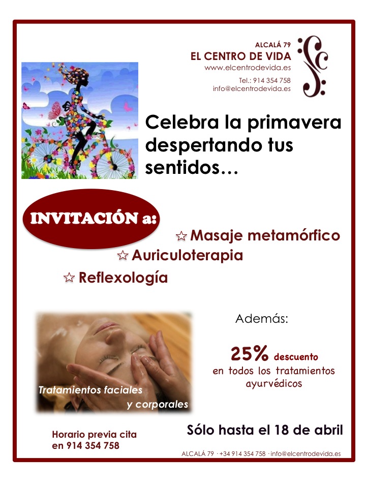 El Centro de Vida-Invitacion primavera