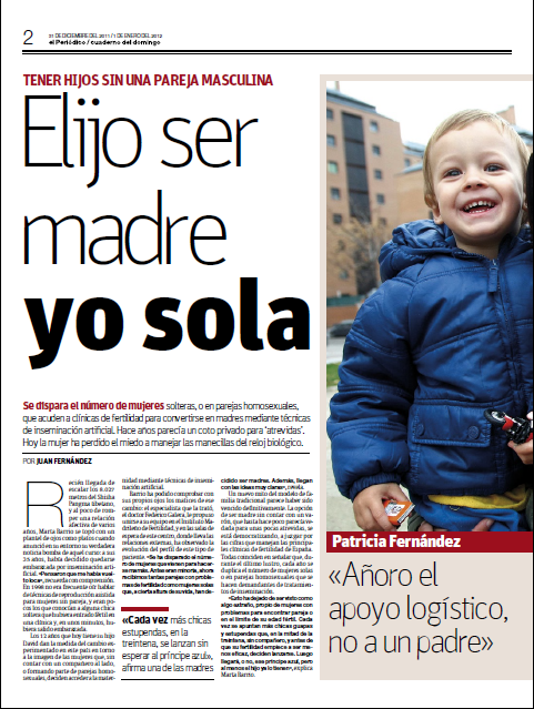 Tener hijos sin parejaI