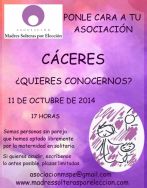 Cartel Ponle cara... Caceres 2014